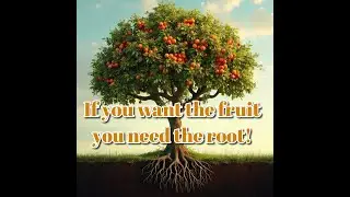 If you want the fruit, you need the root