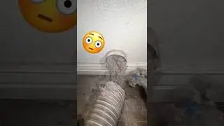 She had it “professionally cleaned” by another company, but they left a major clog in the vent!