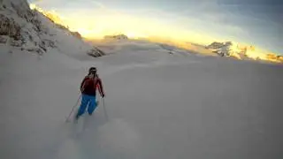 Powder Skiing Engelberg on GoPro HD