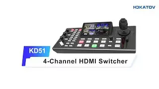 【New product]KD51 4-Channel HDMl Switcher Support live streaming