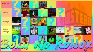 So I Made The Best Boku No Roblox Quirks Tier list