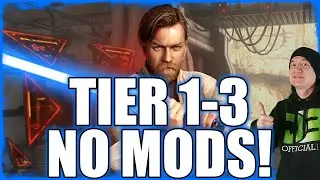 NO MODS! Unlock GL Kenobi Tier 1 2 and 3 Walkthrough SWGOH