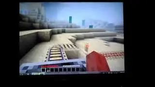 Rollercoster on Mincraft