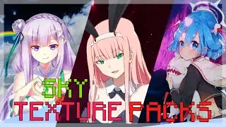 Anime Sky Texture packs 1.8.9 #2 【DL Link】