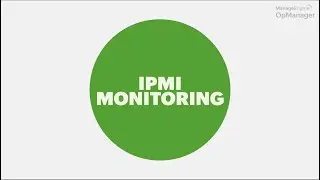 IPMI monitoring with ManageEngine OpManager
