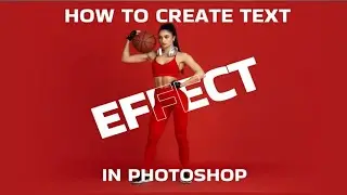 Outline text effect in photoshop | how to create outline text effect in photoshop | photoshop tips