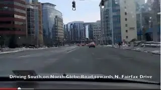 Parking at Arlington - Driving South on Glebe