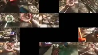 AlphaPilot FlightGoggles simulation challenge: Tile view (with trails)
