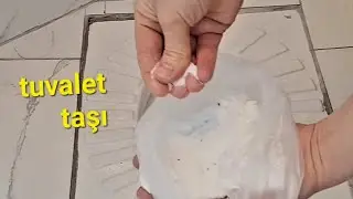 TUVALET TAŞINDAKİ sarı lekelere kirlere ÇÖZÜM✅️Klozet temizliği