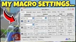How I MACRO In BEE SWARM SIMULATOR + Macro Settings (UPDATED)