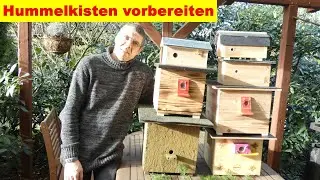 Hummelhäuser für Hummeln Vorbereiten mit Nistmaterial und der richtige Aufstellort - bumblebee