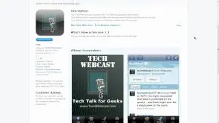 Tech Webcast iPhone App Review