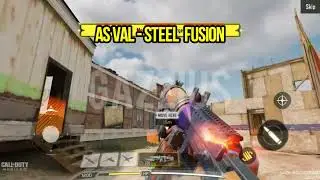 AS Val - Steel Fusion | New Legendary Weapons COD Mobile..!! 