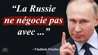 Vladimir Poutine : ses meilleures citations (et parfois les pires !) qui méritent d'être connues.