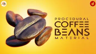 Blender Procedural Coffee Beans | Coffee Bean Blender | Procedural Blender