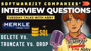 SQL Server Interview Question: DELETE vs TRUNCATE vs DROP | 
