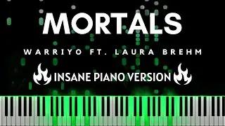 Warriyo - Mortals ft. Laura Brehm (Advanced Piano Tutorial + Sheets & MIDI)