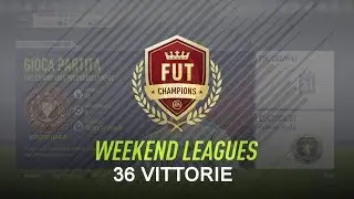 LA MIA PRIMA WEEKEND LEAGUE DI FIFA18!