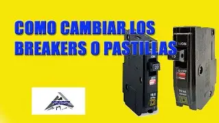 Como cambiar los breakers o pastillas