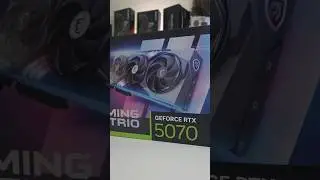 Meet the MSI GeForce RTX 5070 12G GAMING TRIO OC graphics card 😍🔥 