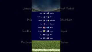 Champions League Achtelfinal - Auslosung #shorts #viral #shortvideo