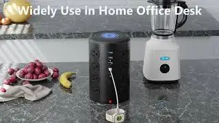 Power Strip Tower with USB C Ports, 1875W 1500J Surge#viralvideo #bangladesh #subscribe #amazon #ama