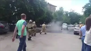В Омске опять провалилась машина