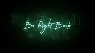 Free BRB Screen | Stream Overlay for Twitch & YouTube | Free Stream Overlays | Be Right Back