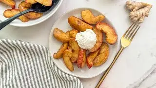 Air Fryer Ginger Cinnamon Apples Recipe