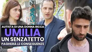 Autista di una Donna Ricca Umilia un Senzatetto ne Pagherà le Conseguenze Immediatamente