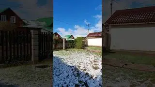 4 мая выпал снег в Оренбурге