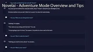 NovelAI - Adventure Mode Overview and Tips