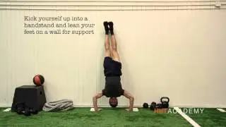 HIIT Exercises: How to do Handstand Push Ups