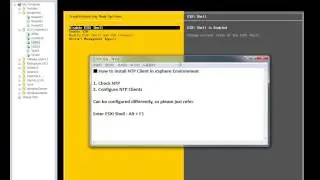 How to install NTP Client in vSphere Environment