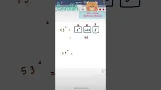 Cara mudah kuadratkan bilangan puluhan #caramudahmatematika #trikmatematika #belajarmatematika