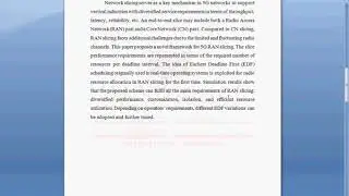 Enabling 5G RAN Slicing with EDF Slice Scheduling- IEEE PROJECTS 2019-20