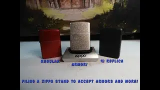Modifying a Zippo Magnetic Stand to Accept Armors and More!
