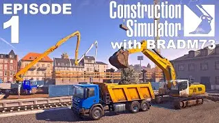 CONSTRUCTION SIMULATOR (2022) EU Map + Tobii Eye Tracker - Episode 1:  Let's Get Started!!!