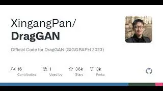 GitHub - XingangPan/DragGAN: Official Code for DragGAN (SIGGRAPH 2023)