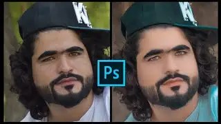 Adobe Photoshop Face Retouching & Eyes Color