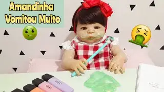 Bebê Reborn Amandinha Vomitou Muito