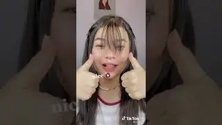 cara potong poni ala onie Korea😯