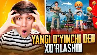 😳YANGI O'YINCHIMAN DEB PRANK QILDIM😂 - PUBG MOBILE !!!