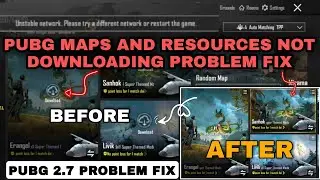 How to Fix Maps Download Problem in Pubg 3.3 | Pubg map download Problem | Unstable Error PUBG