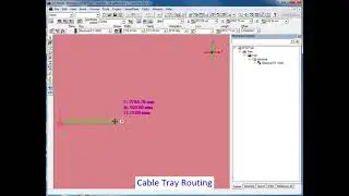SP3D Cable Tray Routing  1 New Cable Tray