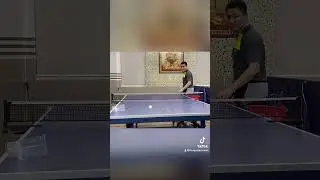 Forehand Pendulum Serve into Plastic Cup 🔥🏓 #tilong #bóngbàn #tabletennis #pingpong #video