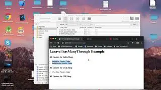 Laravel hasManyThrough Eloquent Example Retrieve Records
