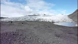Island -Gletscherzunge des Vatnajökull bei Höfn