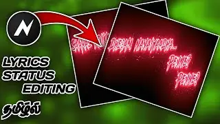 glow lyrics editing node video | trending black screen glow lyrics editing | lyrics video editing #2