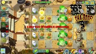 Plants vs Zombies 2 Ancient Egypt day 27